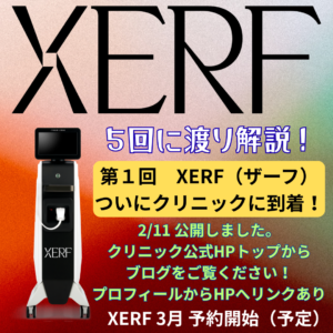XERF(ザーフ)ついにクリニックに到着!